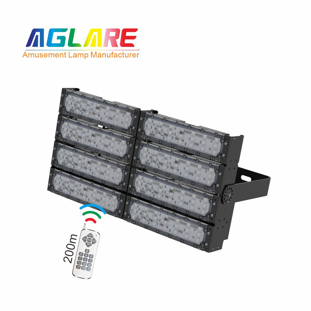 400WLED彩色投光灯泛光灯,变色户表射灯带？仄