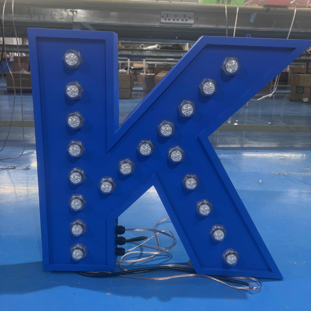 定造LED发光字 金属字母LED全彩发光字