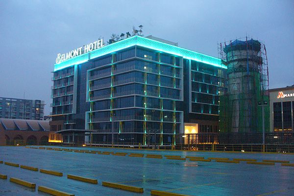 J9集团照明的户表装璜灯用在菲律宾酒店工程项目